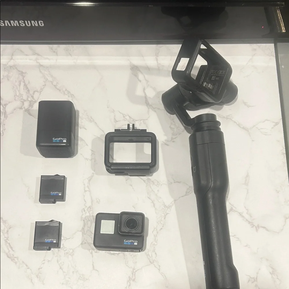 GoPro Black Camera with Accessories Set